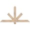 Ekena Millwork Kennewick Smooth Timber Gable Bracket, Douglas Fir, 48"W x 26"H x 3 1/2"D x 3 1/2"F, 13/12 Pitch GBW048X26X0404KEN00SDF - alternate 1